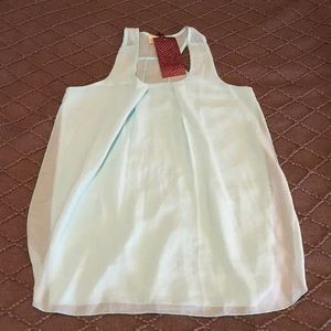 Brand new with tags, Light blue chiffon tank