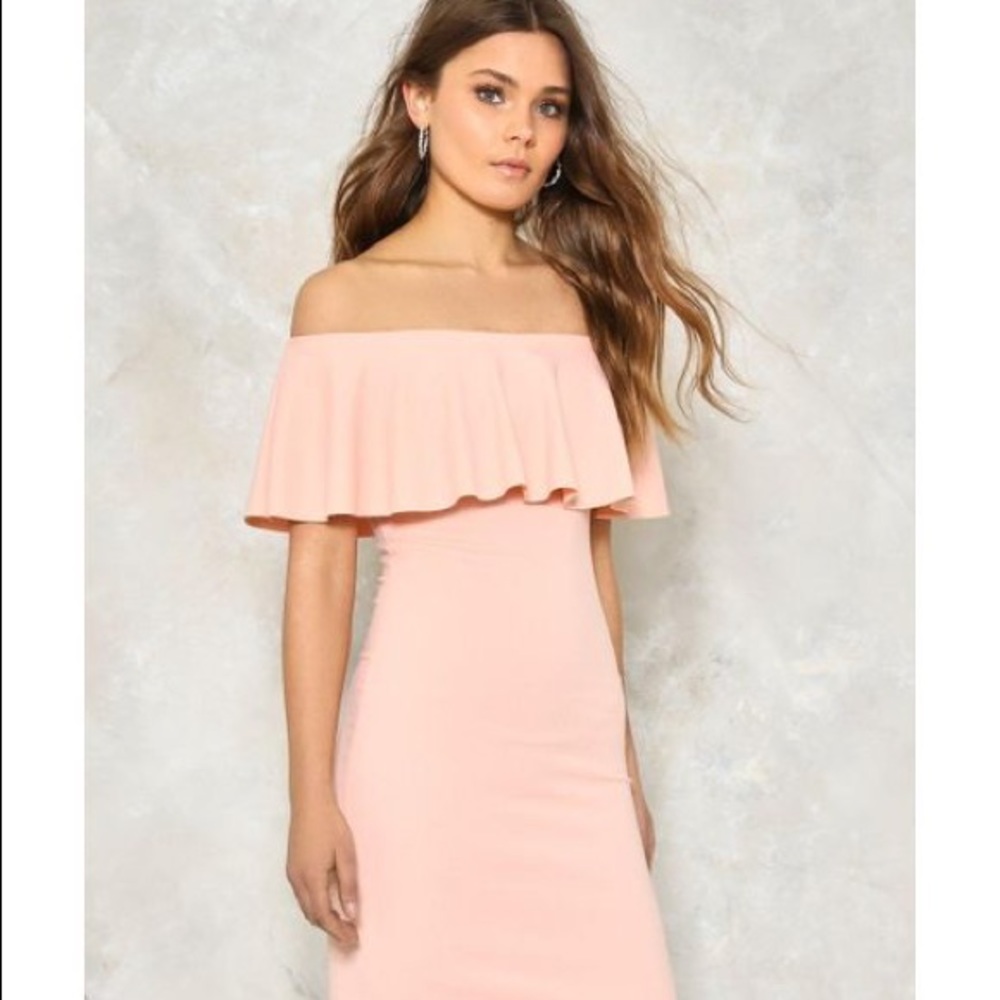 Nasty Gal Off The Shoulder Dress