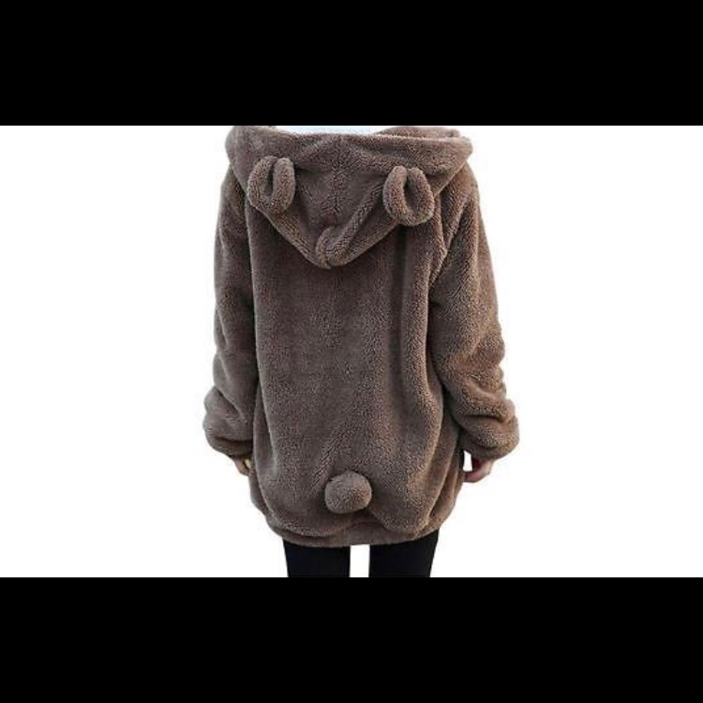 Teddy Bear Hoodie- brown