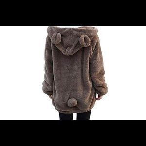 Teddy Bear Hoodie- brown