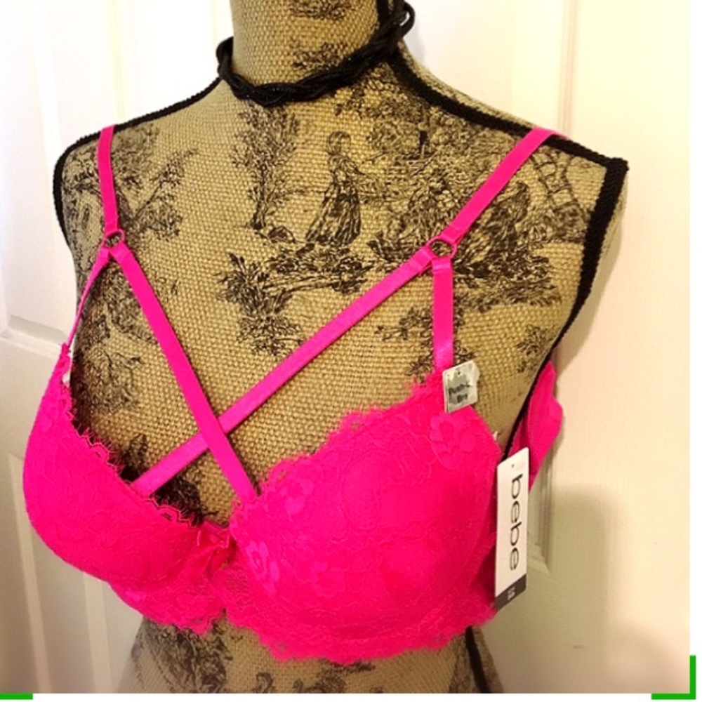 Beautiful Pink Bebe Bra 🌺❤️