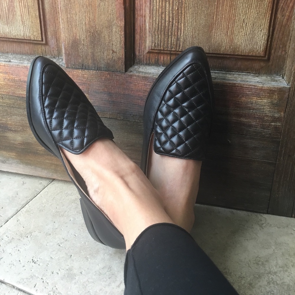 Classic black BCBGeneration loafers