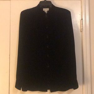 Ann Taylor Velvet long sleeve shirt