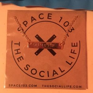 ALPHA PHI Bar Necklace