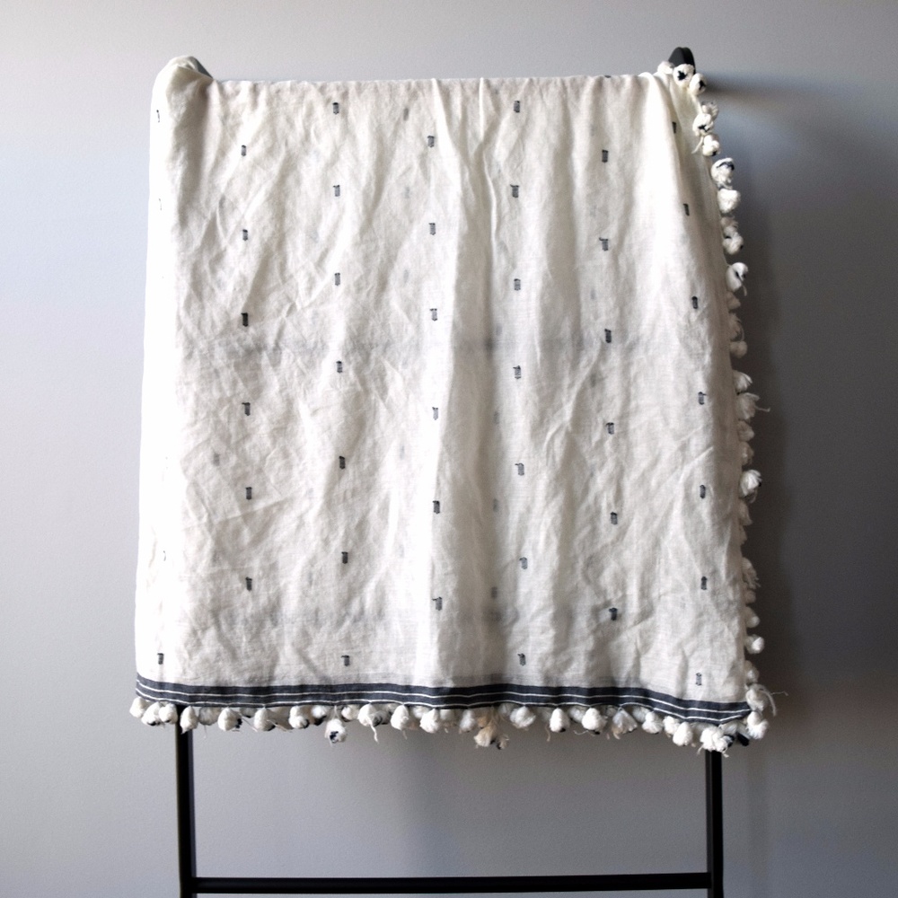 Blue and white scarf  CLOSET CLEANOUT SALE