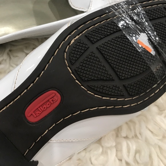 Talbots white leather mules, flats - Picture 7 of 8