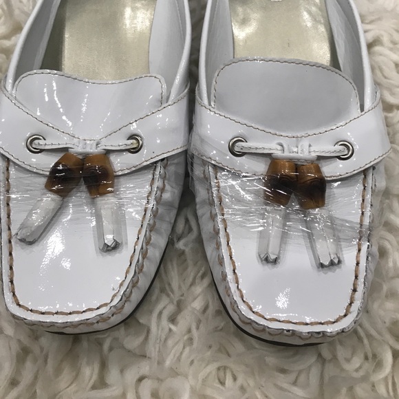 Talbots white leather mules, flats - Picture 8 of 8