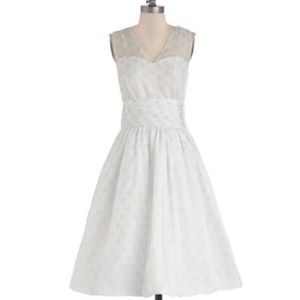 Powder blue dreamy dot dress❄️❄️❄️