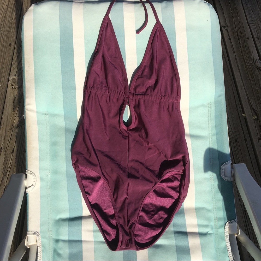 American Apparel purple one piece