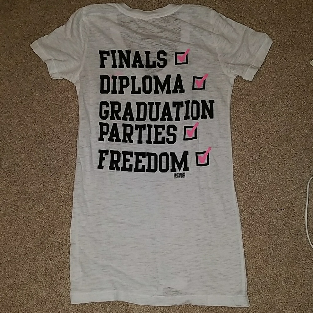 VS Pink Graduation Tshirt