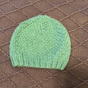 Green Knit Beanie