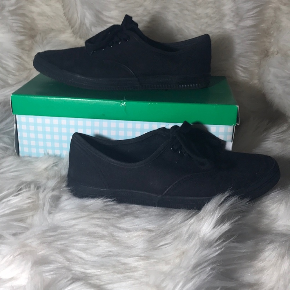 Black Canvas Shoes