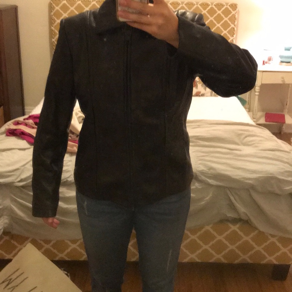 Black Leather Jacket - image 2