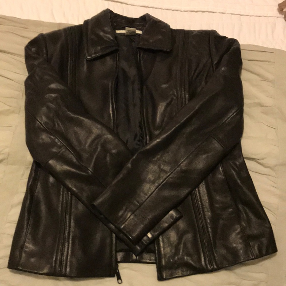 Black Leather Jacket - image 3