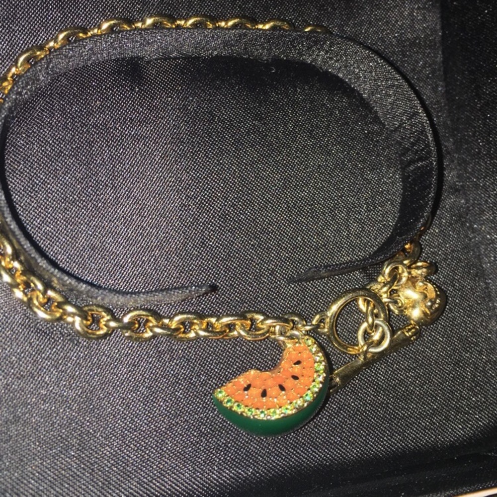 Juicy Couture RARE Watermelon charm bracelet
