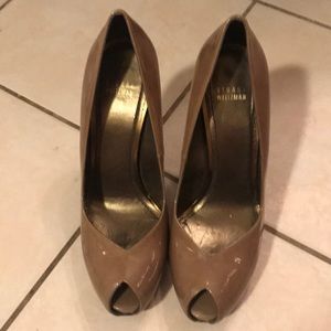 Stuart Weizmann open toe heels size 10