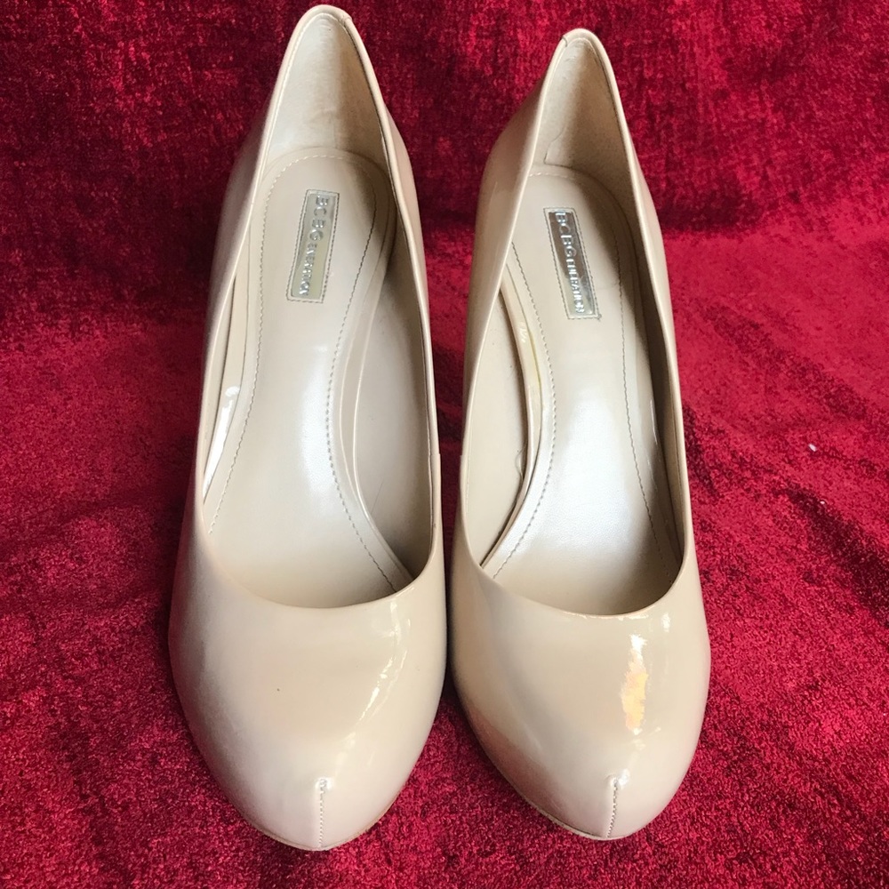 Nude Closed Toe Heels