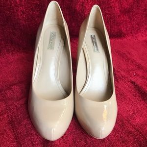 Nude Closed Toe Heels