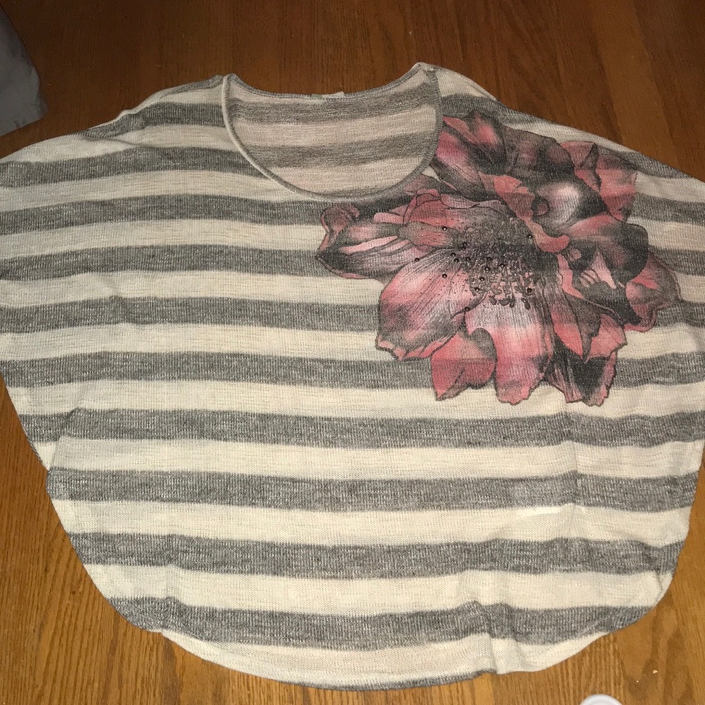 EUC knit poncho-style sweater