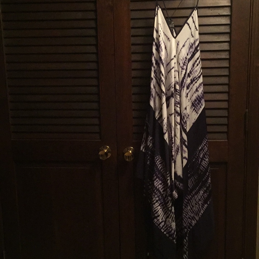 Tie dye statement dress