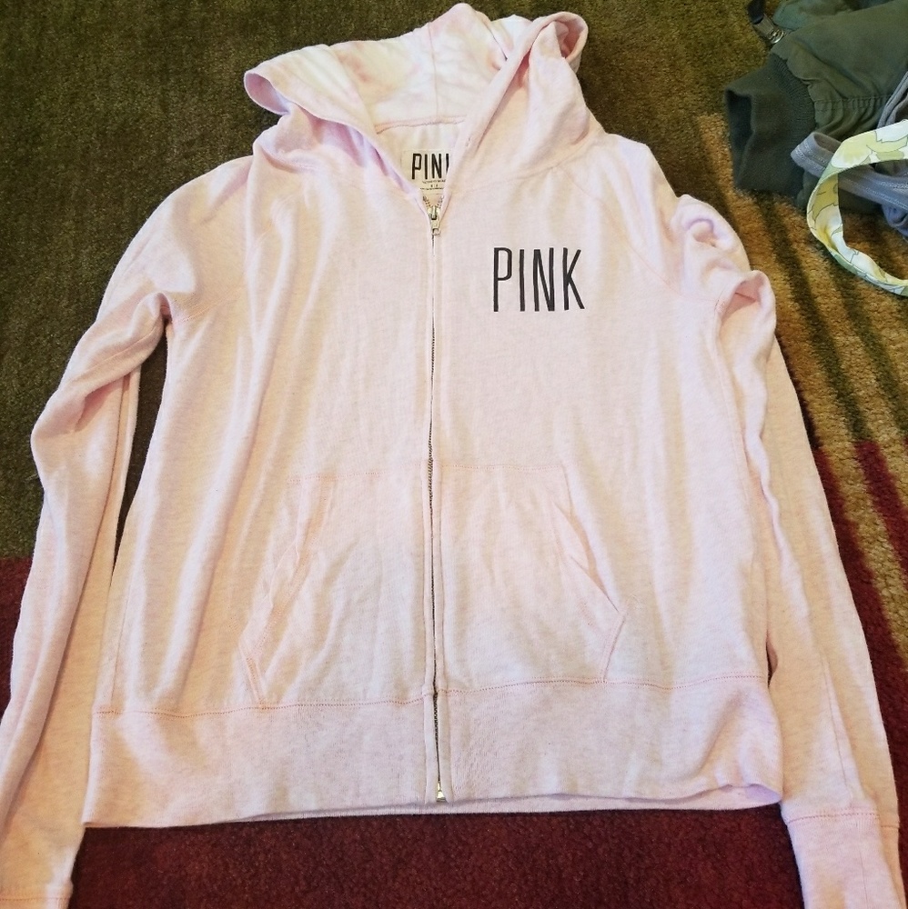 VS Pink Hooded Sweatshirt