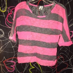 Pink long sleeve shirt