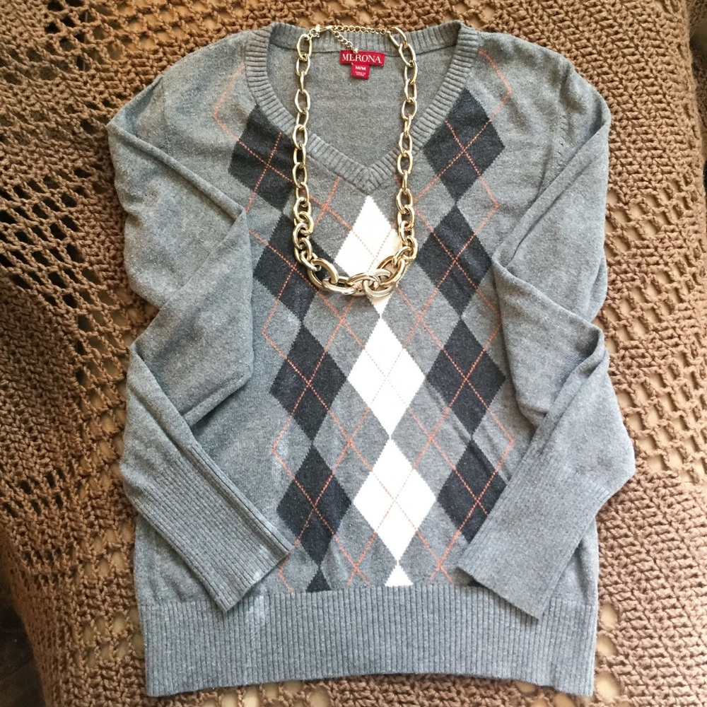 🖤Argyle Sweater🖤
