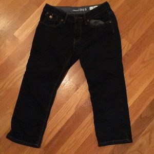 kids dark blue denim jeans