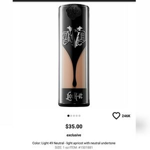 Kat Von D Lock-It foundation