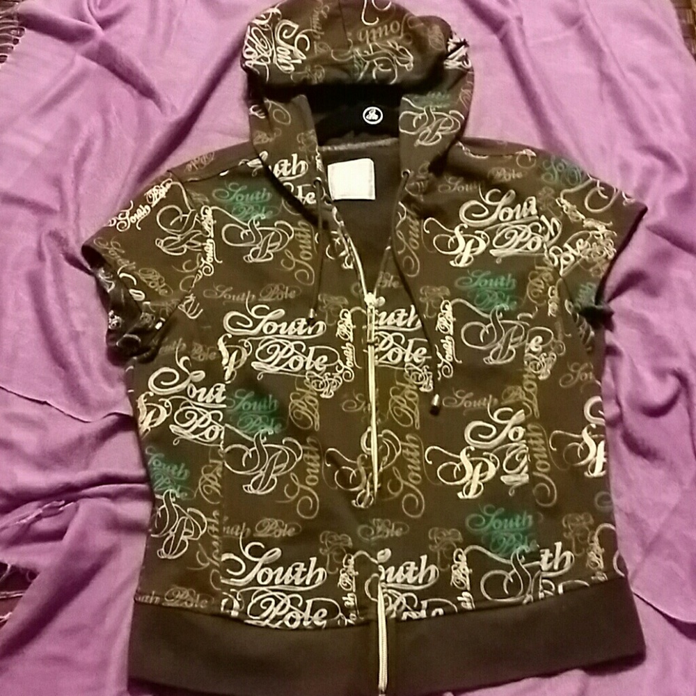 Hooded Short Sleeve Jacket