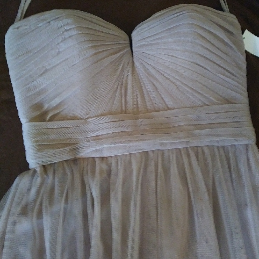 Tan Prom sweetheart Dress