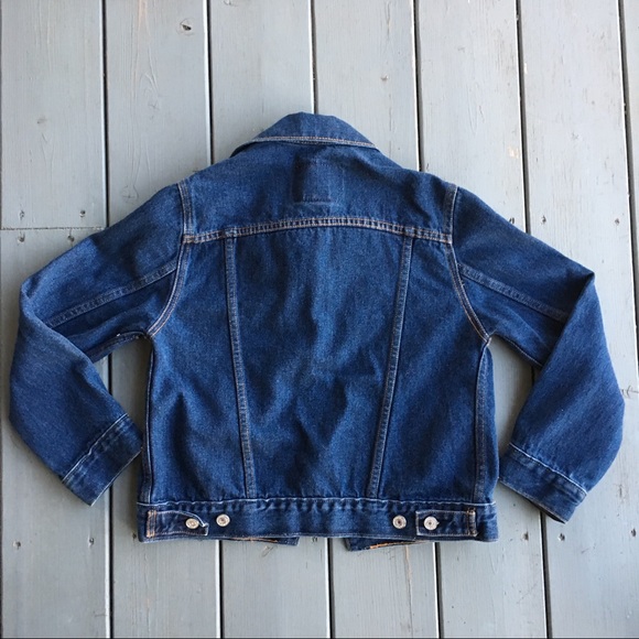 Levi's Dark Wash Denim Jean Jacket Sz S - Picture 2 of 4