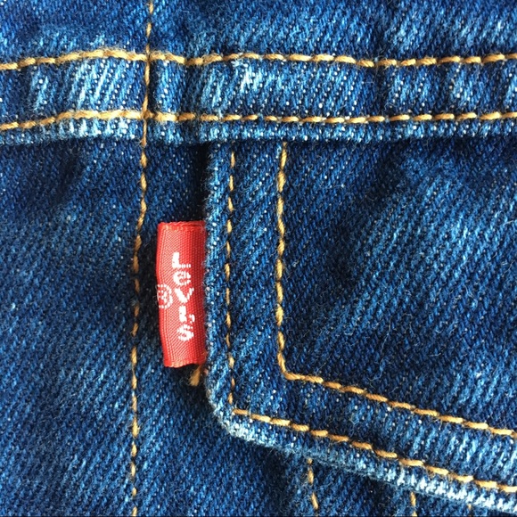 Levi's Dark Wash Denim Jean Jacket Sz S - Picture 4 of 4