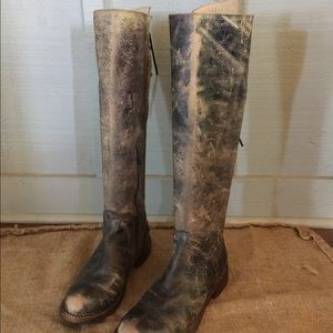 incredible BedStu over the knee distressed boots