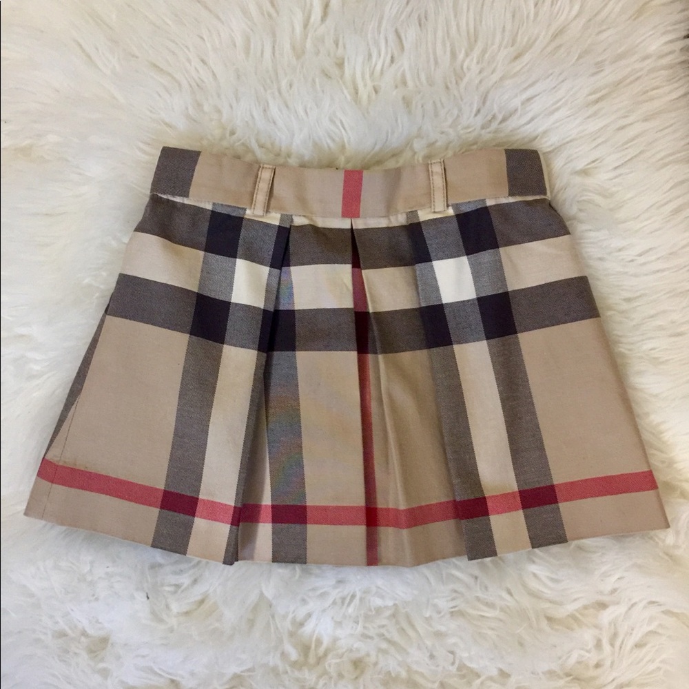 Burberry toddler skirt, size 4
