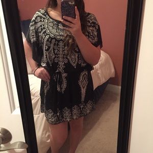 Black and White Mandala Dress