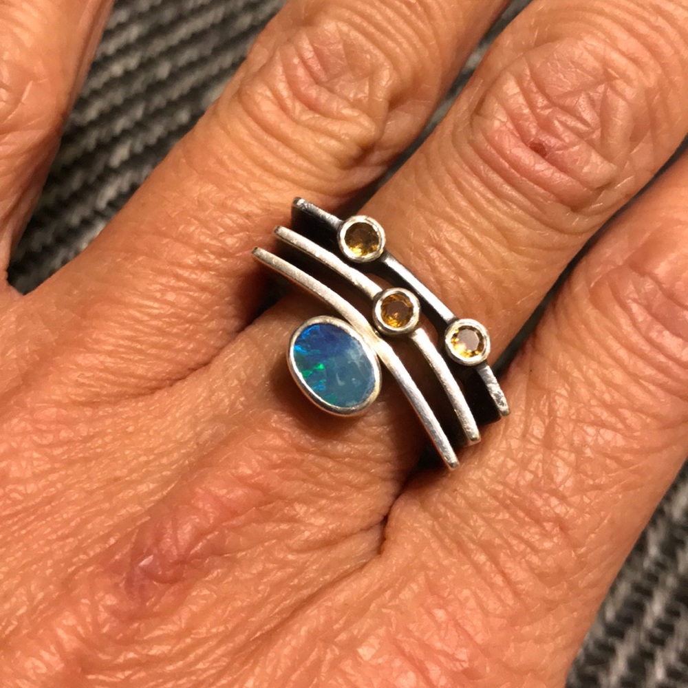 Sterling Silver Stacking Ring Set - image 1