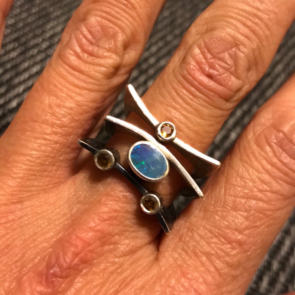 Sterling Silver Stacking Ring Set - image 2