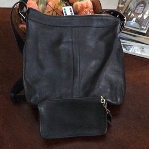 Coach leather Bag and Wallet Bundle!