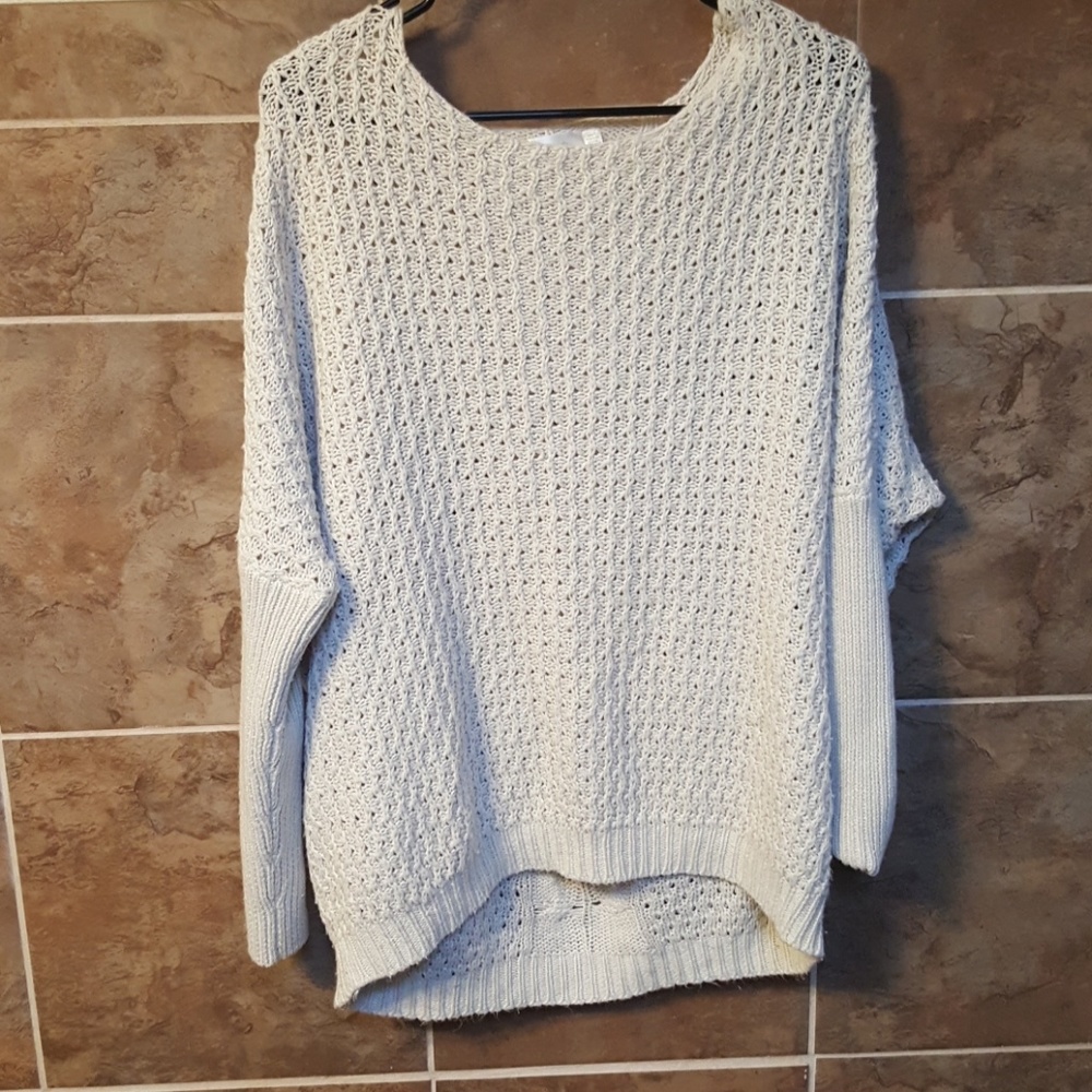 Oversized loose knit sweater