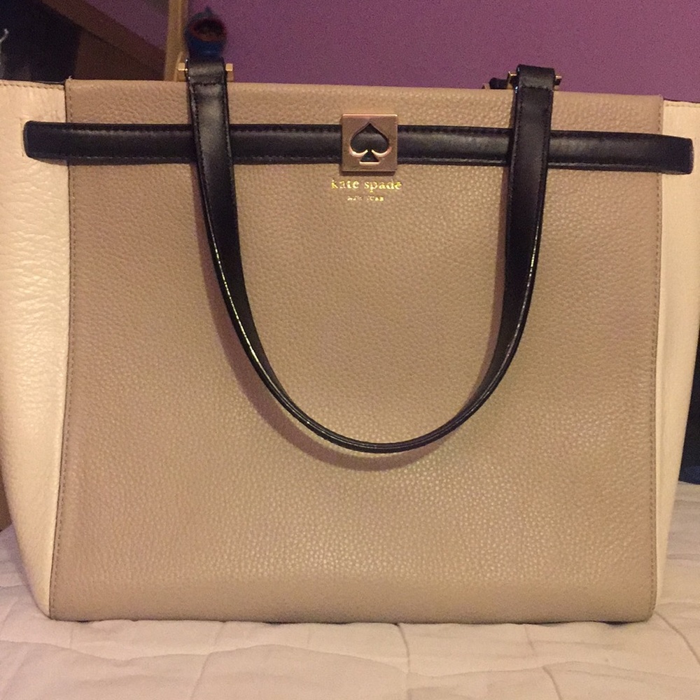 Two toned Kate Spade tote