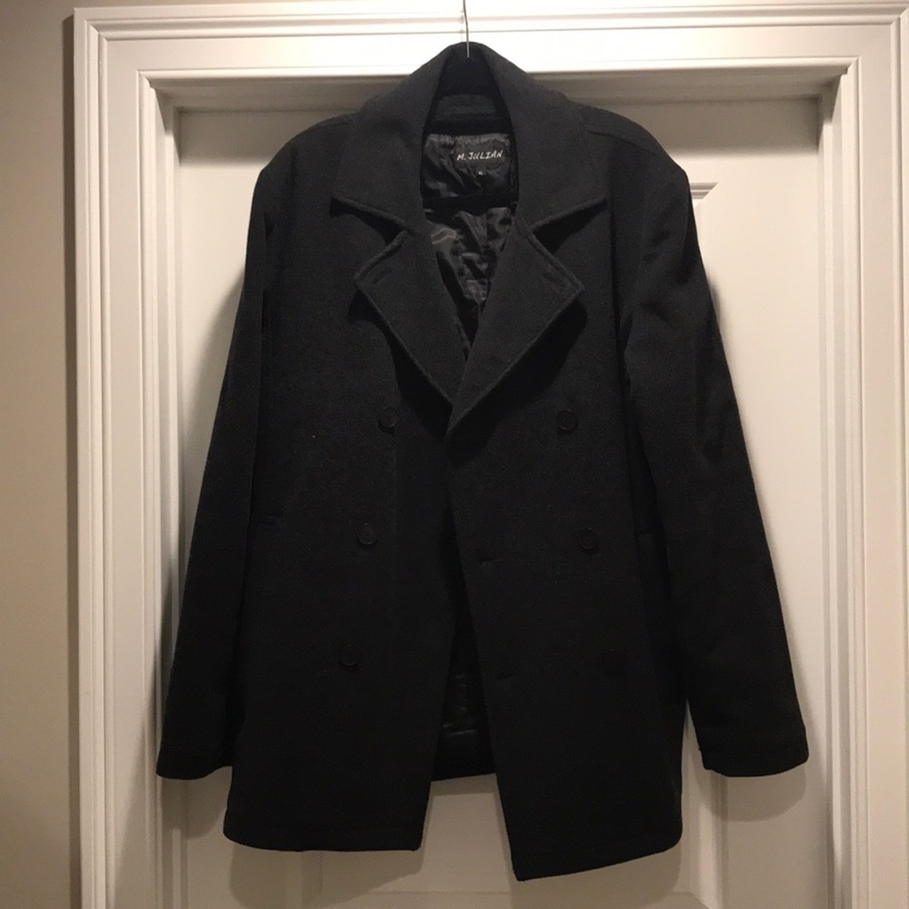 Men’s Gray Pea Coat