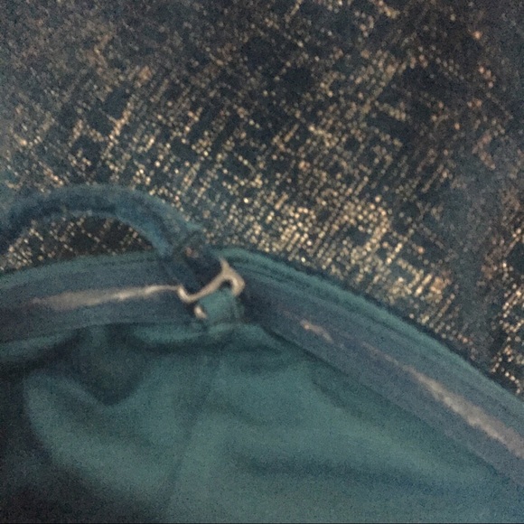 Free People Teal Velvet Dress - Picture 8 of 8