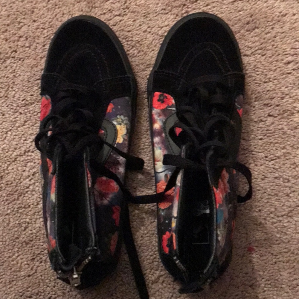 Flowery vans
