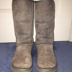 gray tall uggs