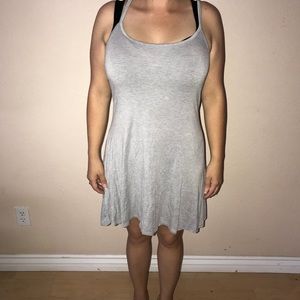 Scrappy grey dress