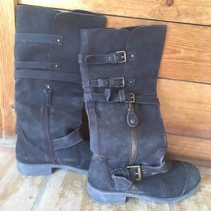 Mojo Moxy tall leather boots