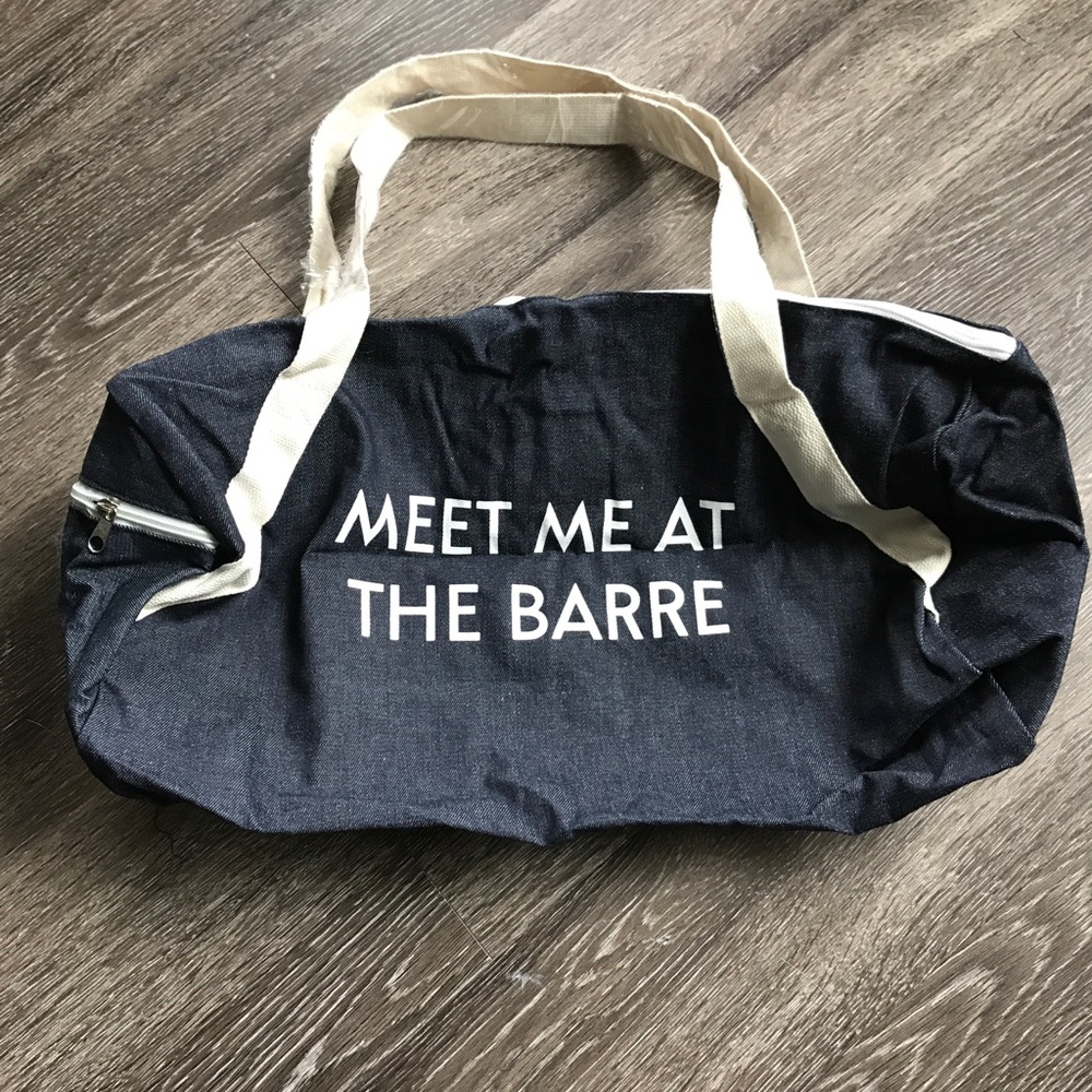 Denim Gym Bag. Brand New.