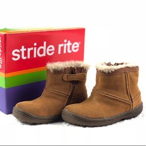 Girls’ Stride Rite Wallaroo Winter Boots, Chestnut
