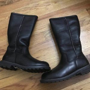 ugg tall leather boots